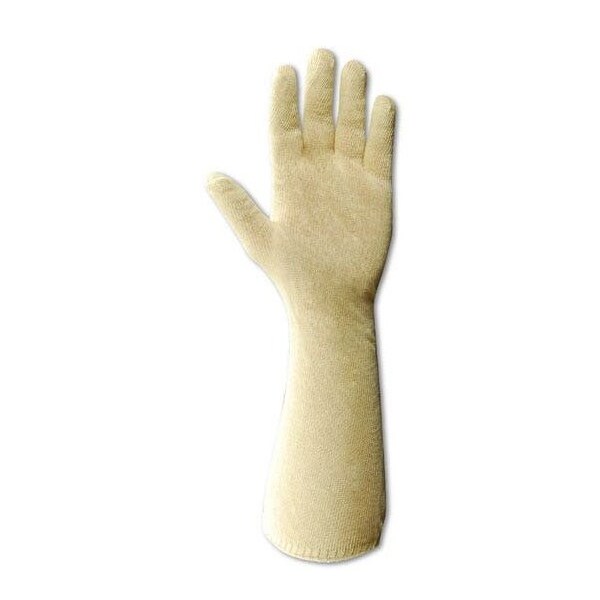 Machine Knit Gloves, Natural, 12 PK